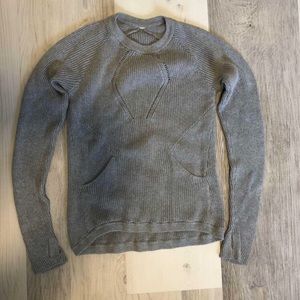 Lululemon Grey Knit Sweater